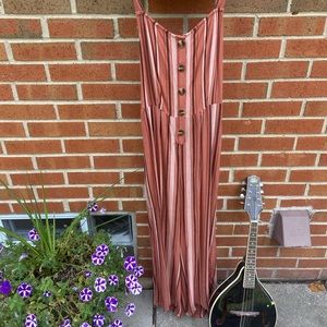 Trendy striped jumpsuit